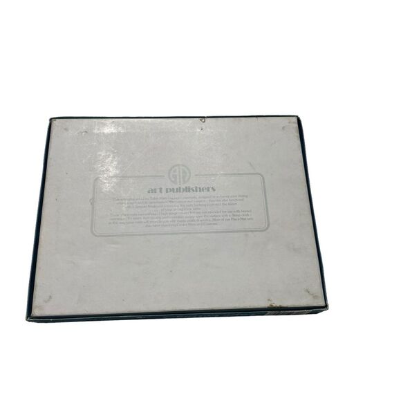 Vintage Cape Cottages Cork Backed Place Mats Artist Norma Wiles Set of Six - Picture 13 of 15